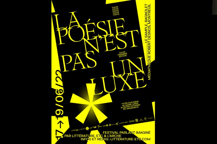 La poésie n'est pas un luxe*