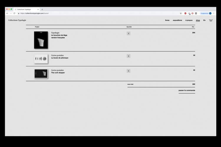 Typologie — site internet
